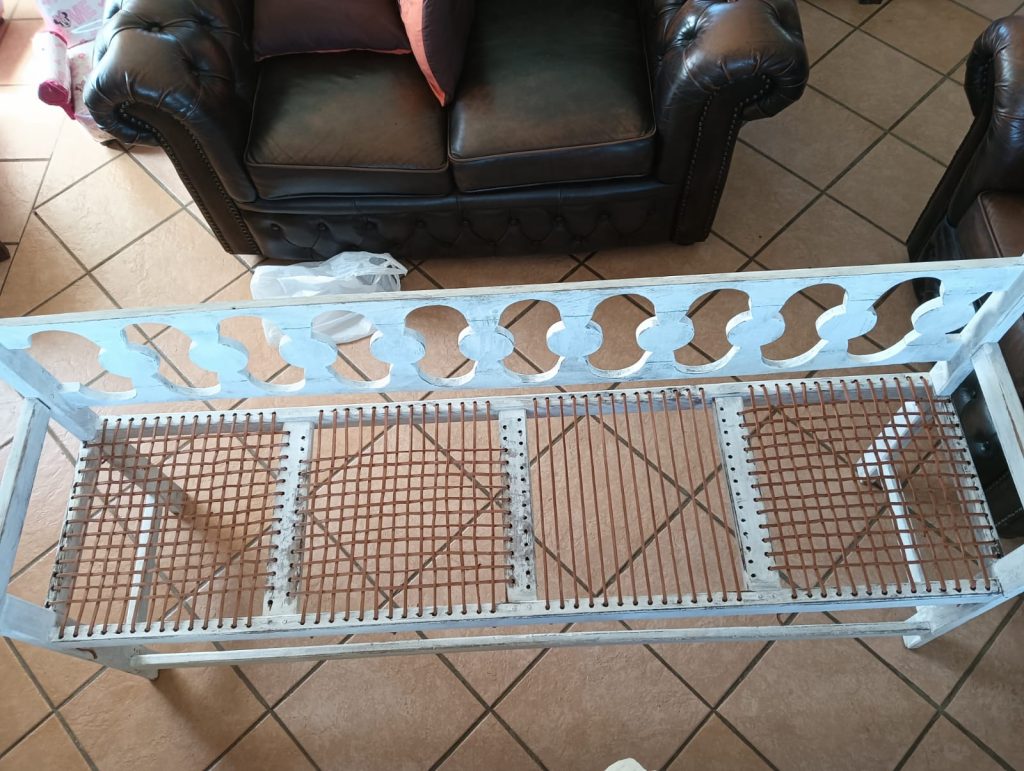 Work in progress - DIY job, Teak riempies
