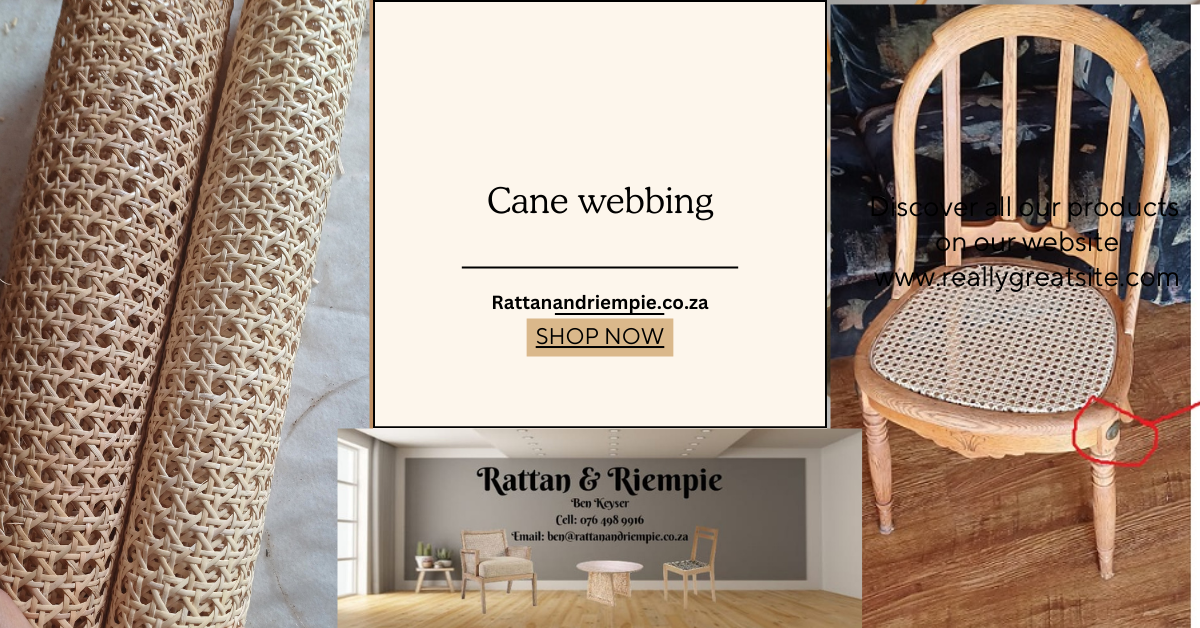 This is real, natural rattan. Rattan peel, with skin on. As it ages it gets darker. I try to "abstain" from staining because the peel does not easily absorb stain. And this is the best I can find in South Africa.